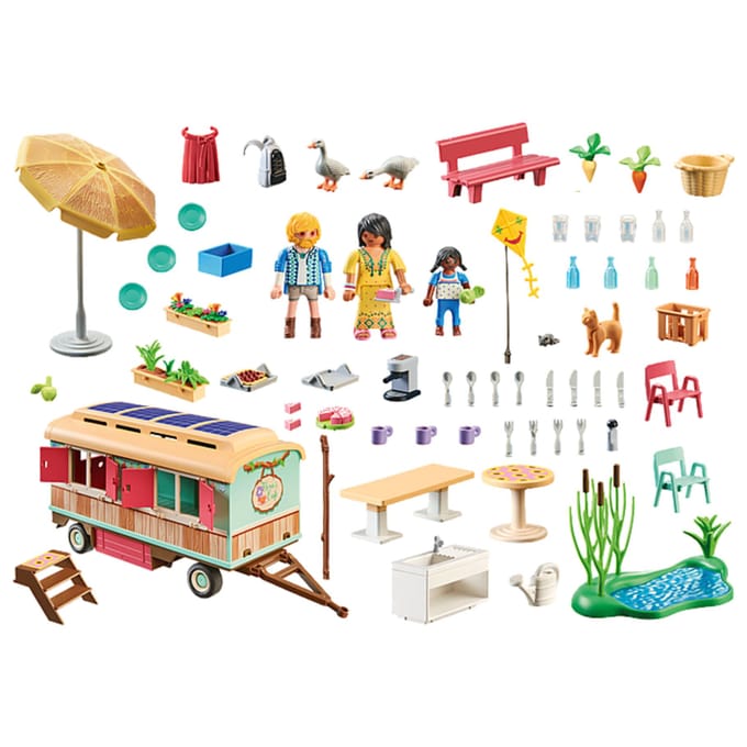 PLAYMOBIL Country Gezellig woonwagencafé - 71441