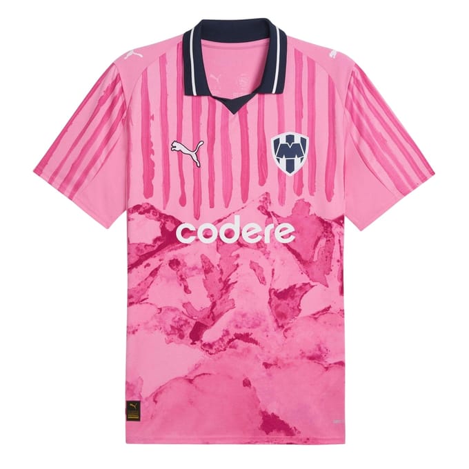 Puma Heren- en kindermodel KidsSuper 25/26 CF Monterrey keepersshirt (Roze)