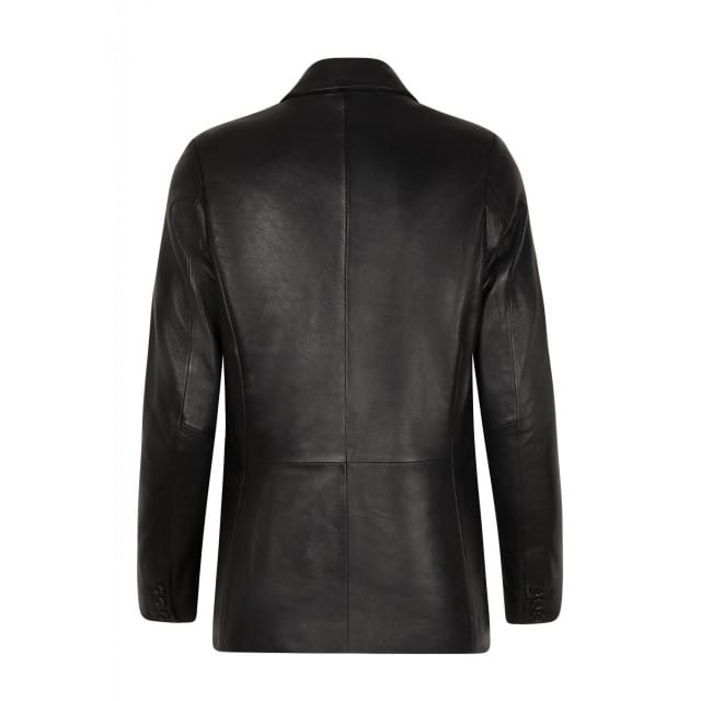 Cycas D'or Leren blazer colbert heren