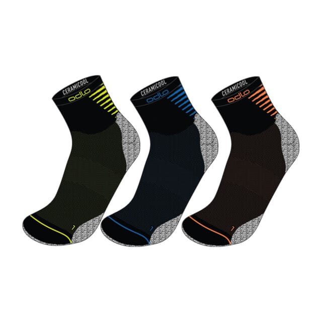 ODLO Set Ceramicool Quarter Sportsokken 3P - Maat 39-41