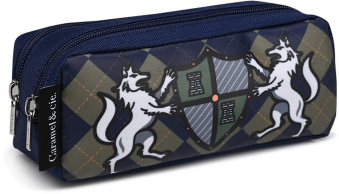 Caramel & Cie Pennenzak Sir Wolf - Blauw