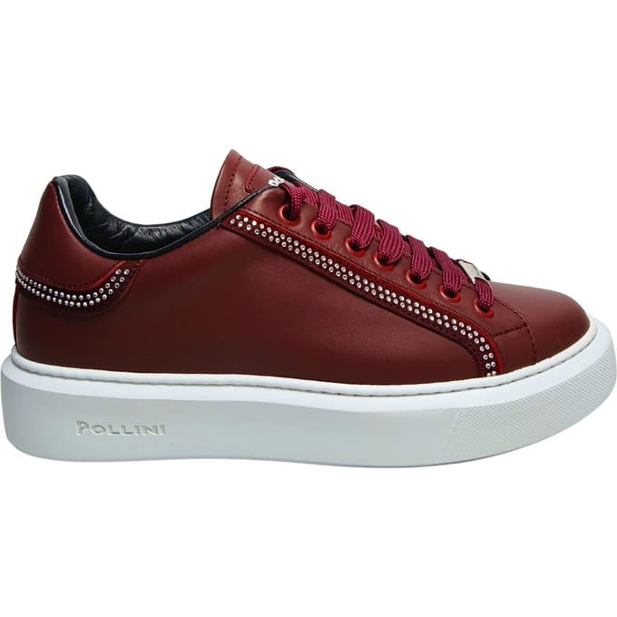 sa15033G9fnap55A Pollini Vrouw Nappa Bordeaux