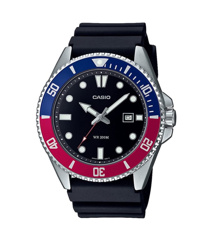 Casio Collection MDV-107-1A3VEF Herenhorloge 44,2 mm - Zwart