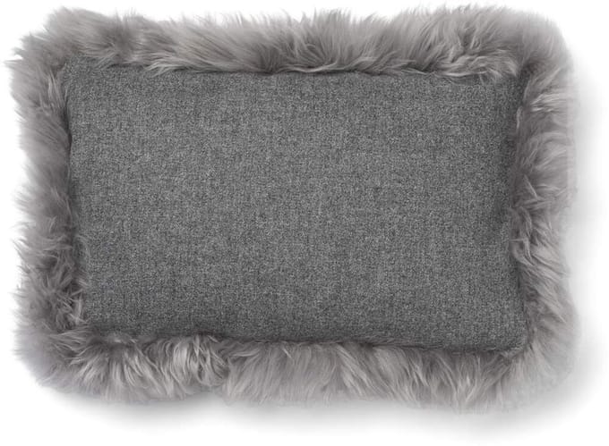 Sheepskin House - Wollen Kussen - LW rand - 34x52 cm