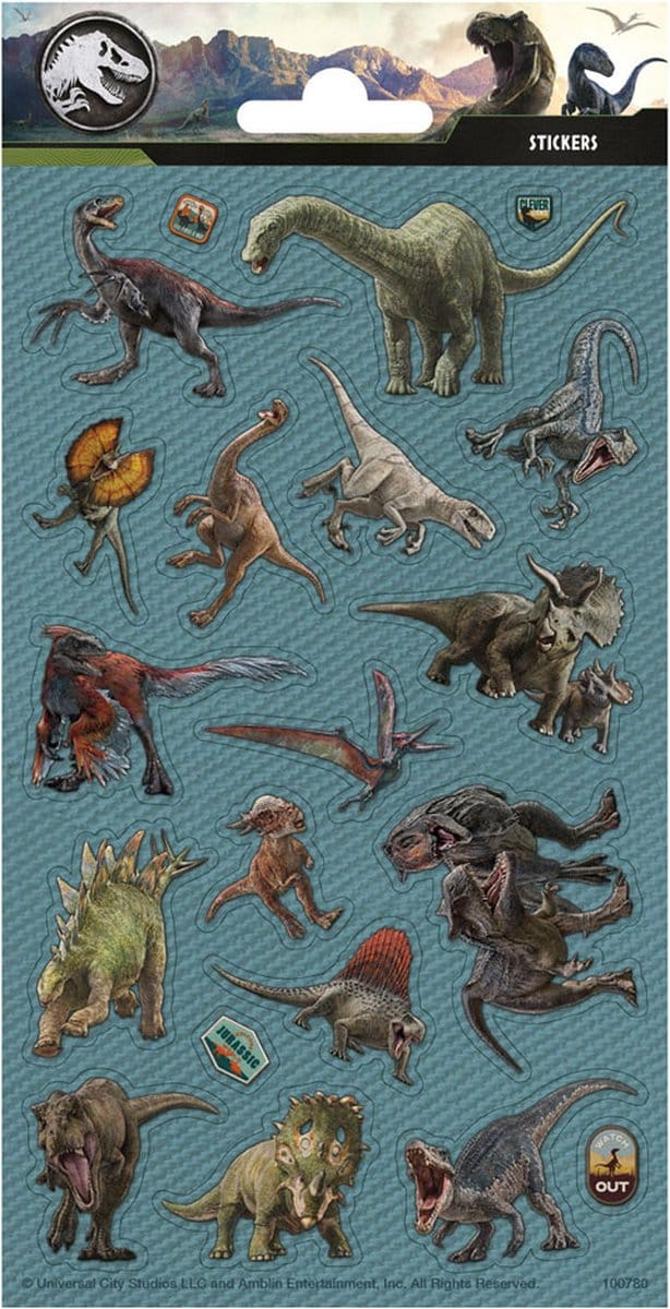 Totum Stickervel Jurassic World
