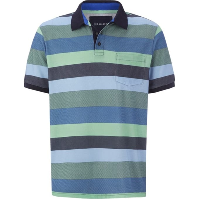 Babista herren Poloshirt - 52/54 - groen - Plus Size