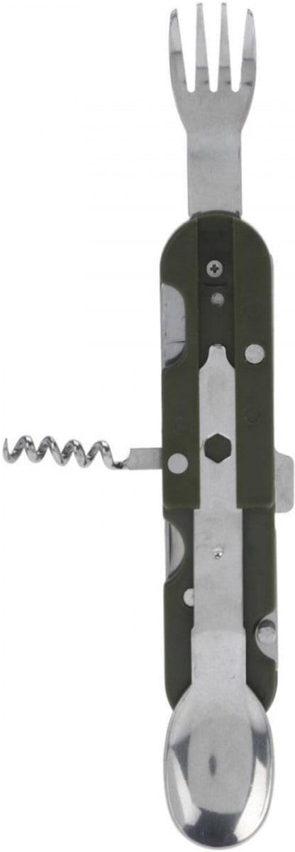 Redcliffs Survival mes - multifunctioneel met bestek - 5 functies - noodpakket - outdoor