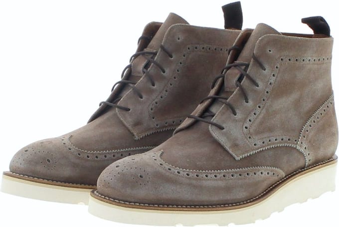 Sendra 10742 ERIC Heren veterschoenen grijs - 45 EU