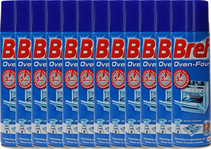 Bref Ovenreiniger Spray - Krachtige formule - 12 x 450 ml
