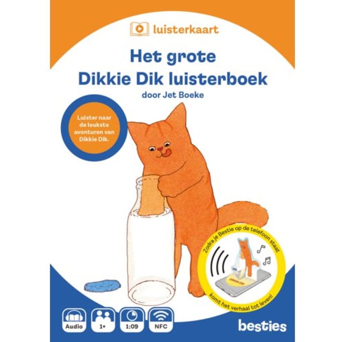 Het Grote Dikkie Dik Luisterboek - Jet Boeke