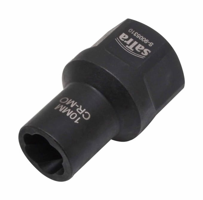 Dopsleutel 10mm voor beschadigde schroeven, 3/8" aandrijving