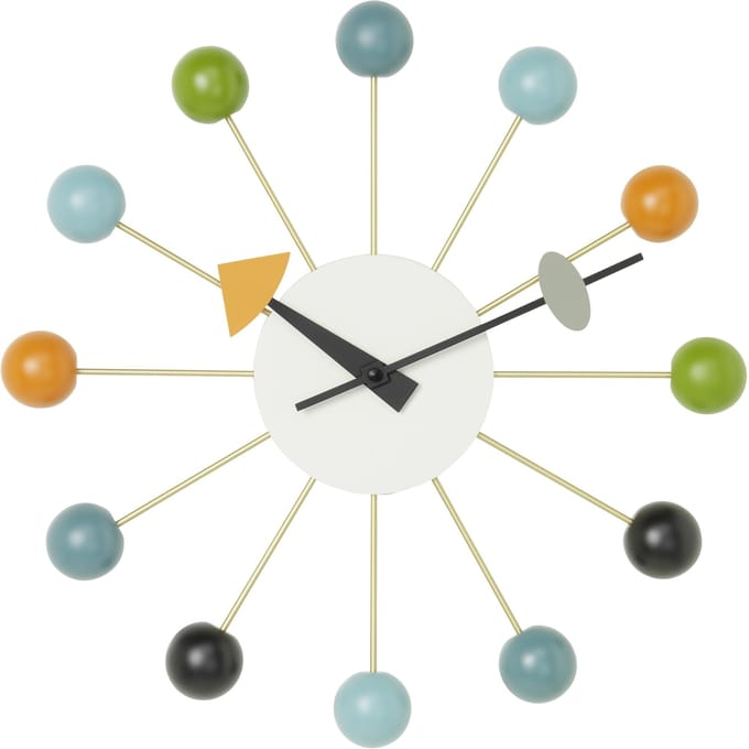 Vitra - Ball Clock - bont - meerkleurig