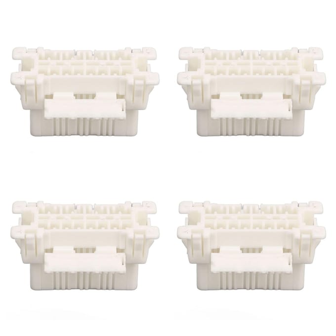 10PCS OBD2 16-pins vrouwelijke stekker kabelboom connector wit voor auto diagnostische stekker interface scanner white