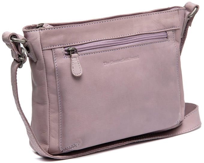 Chesterfield Aston Washed Waxed Pull Up Schoudertas - Lavendel Lila