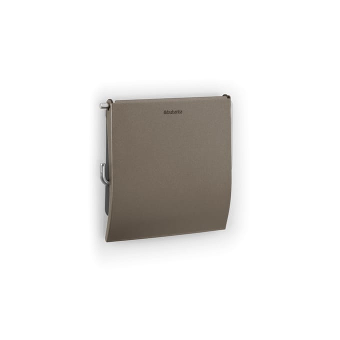 Brabantia ReNew WC Rolhouder - met Klep - Hangend - Zonder boren - Platinum