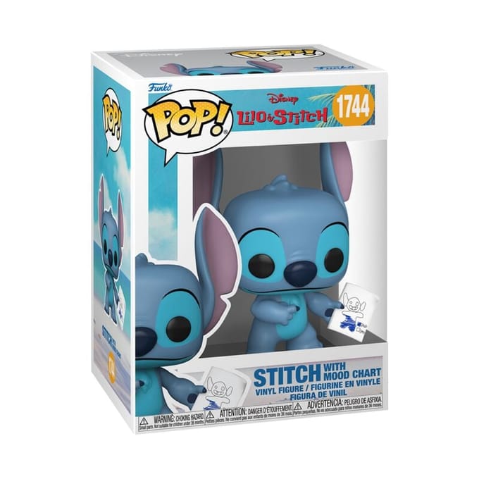 Lilo & Stitch Stitch with Mood Chart vinylfiguur 1744 Unisex Funko Pop! - Neutraal - Standard