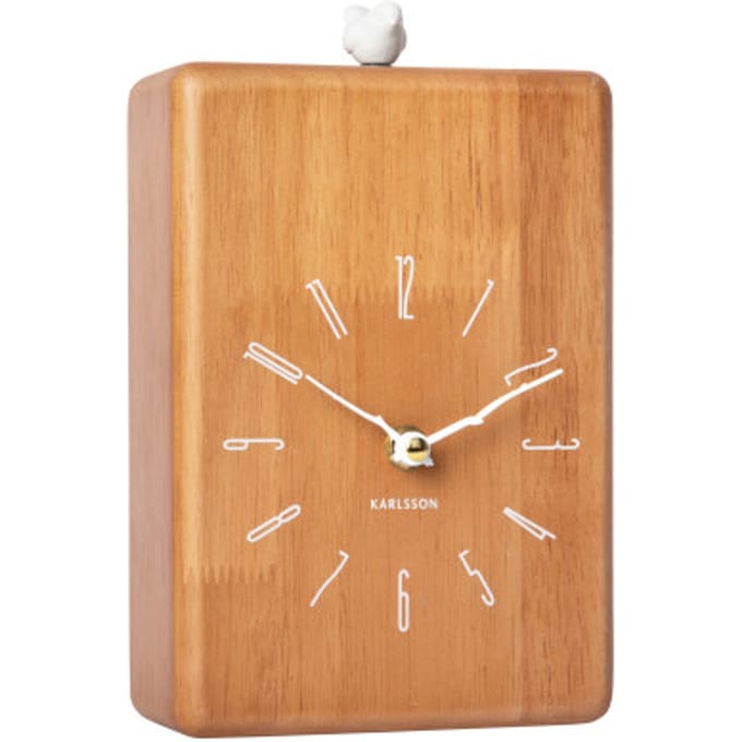 Karlsson - Wall/Table Clock Rama Cuckoo - Bruin - Øcm