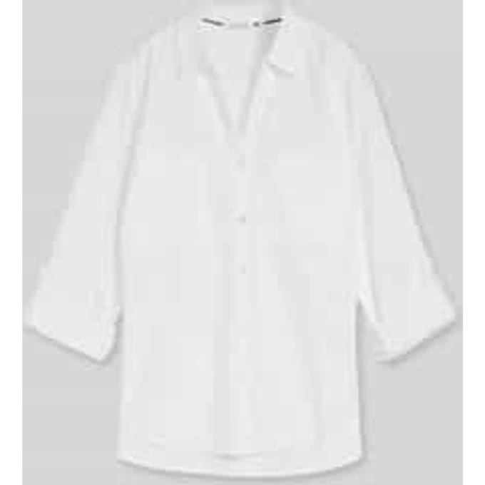 Tom Tailor - Blouse met borstzakjes - Maat 36 - White