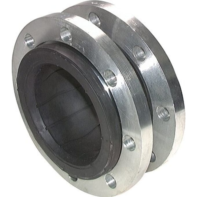Compacte Flensrubber Expansieverbinding DN80-PN16 (Max 10 Bar) EPDM