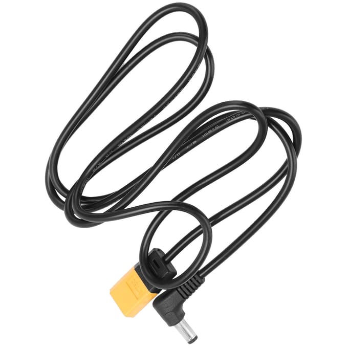 Câble d'alimentation XT60 pour lunettes FPV 122cm48in avec interface CC Cordon d'alimentation en cuivre black