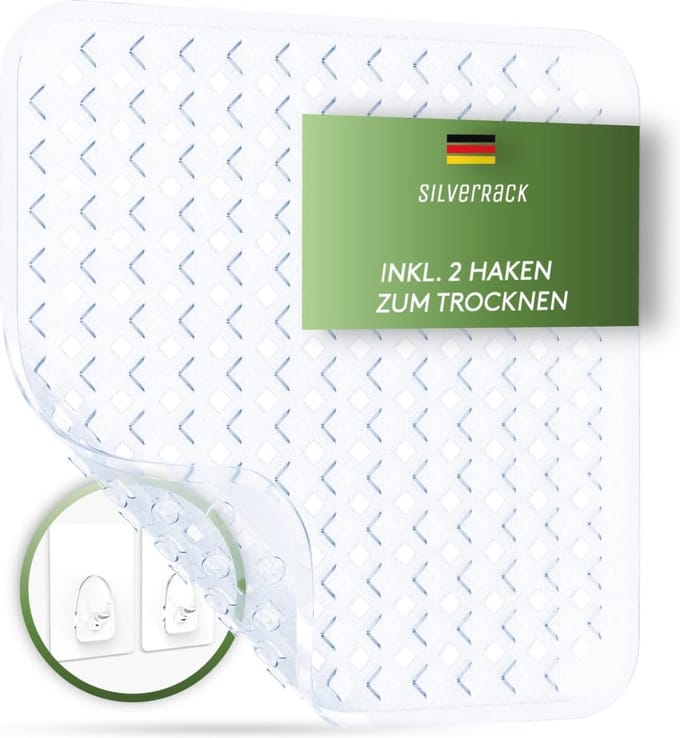 Antislip Douchemat 53 x 53 cm - Machinewasbaar en Schimmelbestendig - Veilig voor Kinderen