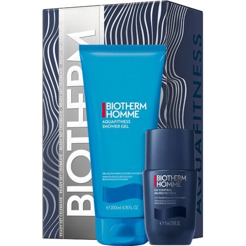 MEN ROUTINE SET: Aquafitness showergel 200ml + Biotherm Homme deodorant Day control 48h roll on 75ml
