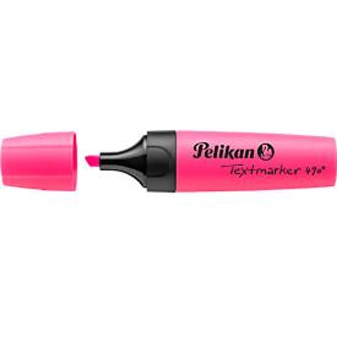 Pelikan Textmarker 490 - Markeerstift - Roze - 10 stuks