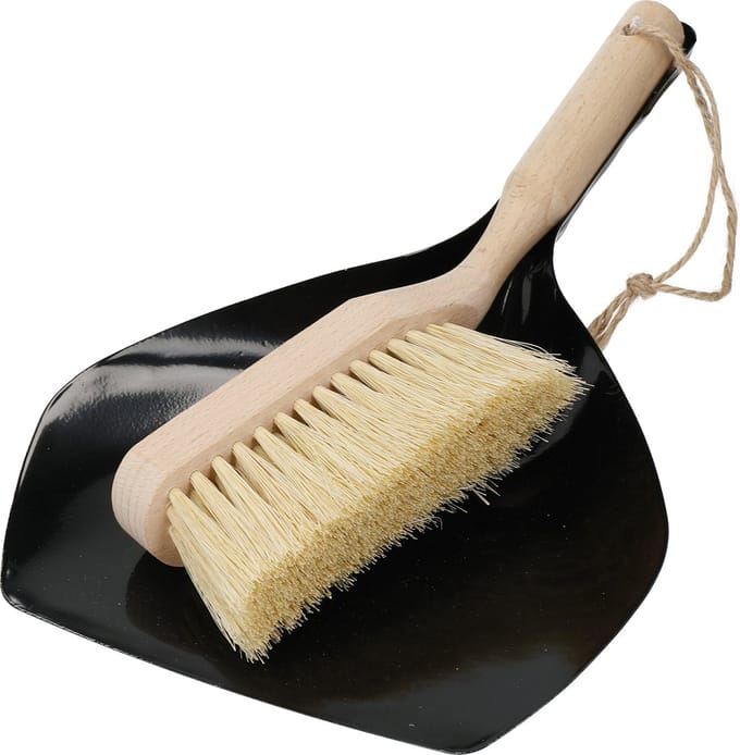 KC Blue Natural Elements Ecologische Stoffer en Blik - Beukenhout en 100% Gerecycled Plastic