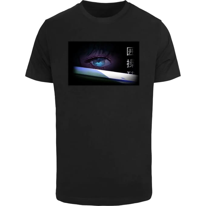 Mister Tee Eyes Of Anime Tee MT3810 Black-S