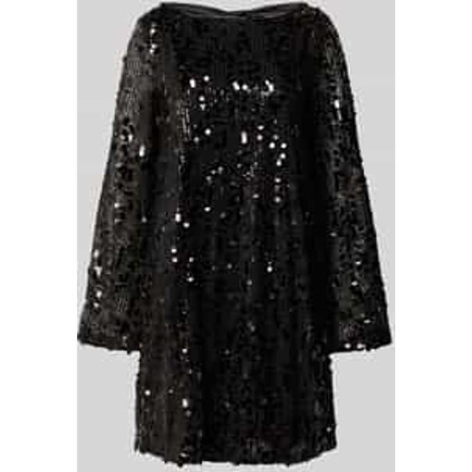 mini-jurk met all-over pailletten