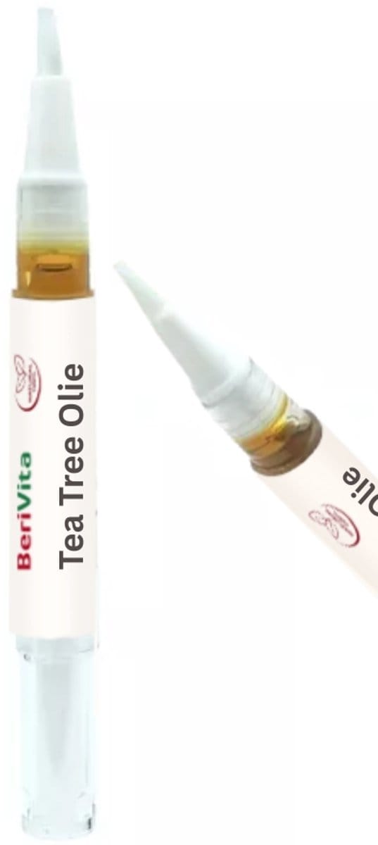 Tea Tree Olie Pen met Kwast - Pure EtherischeTheeboomolie - Australische Melaleuca Alternifolia