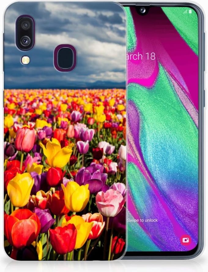 Samsung Galaxy A40 TPU Case Tulpen