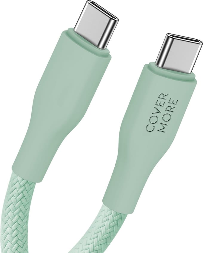 Usb C naar usb C kabel - Snellader - Usb C kabel - Power delivery en super fast charging - Stevig - Groen - 1m