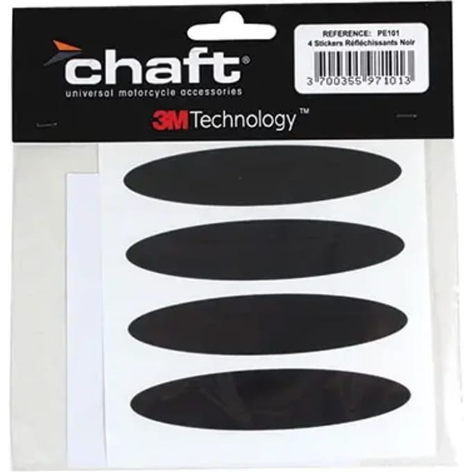 4 reflecterende stickers Chaft