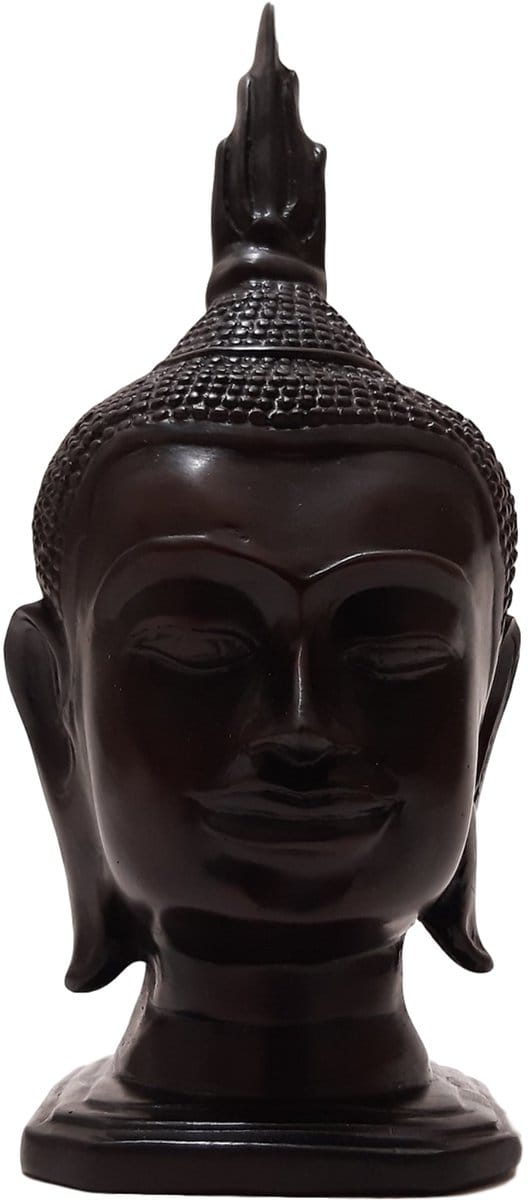 Boeddha Beeld Bruin U-Tong 24 cm - Boeddha Hoofd | GerichteKeuze