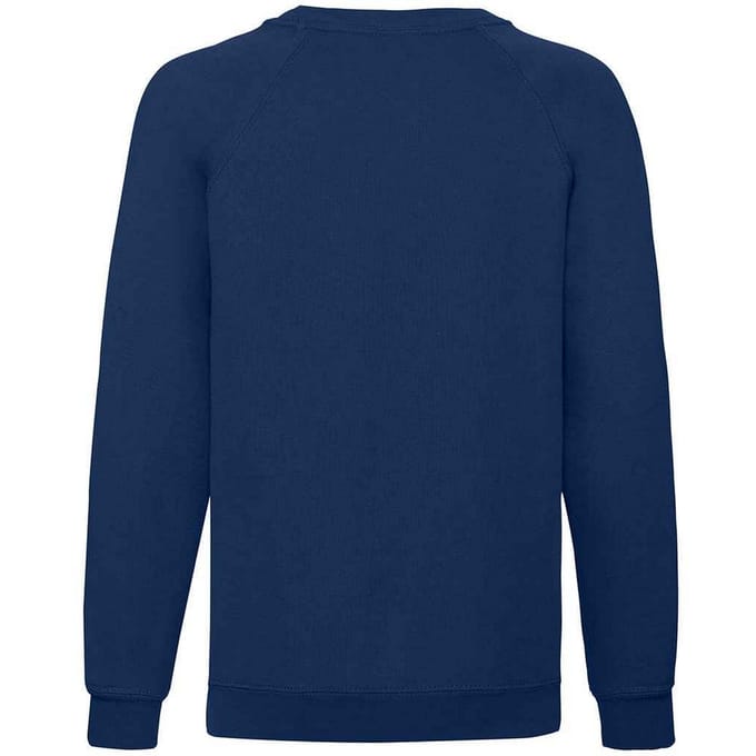 Fruit of the Loom Klassiek Raglan Sweatshirt voor kinderen/Kinderen (Deep Navy)