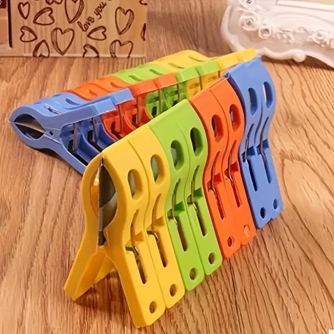 Livé® Zware Wasknijpers – 12 stuks Windbestendige Clips