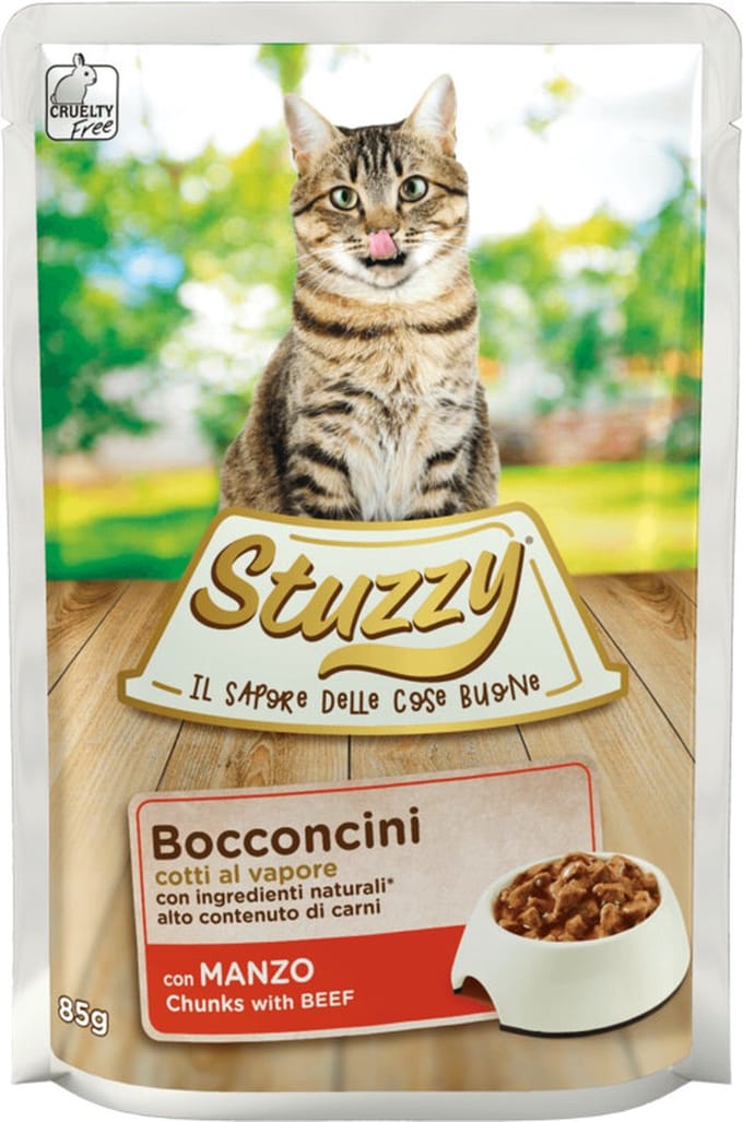 Stuzzy Kattenvoer Pouch Rund - 24 x 85 gr - Voordeelverpakking