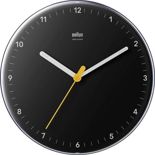 Braun 67684 Wandklok Zendergestuurd 230 mm Zwart