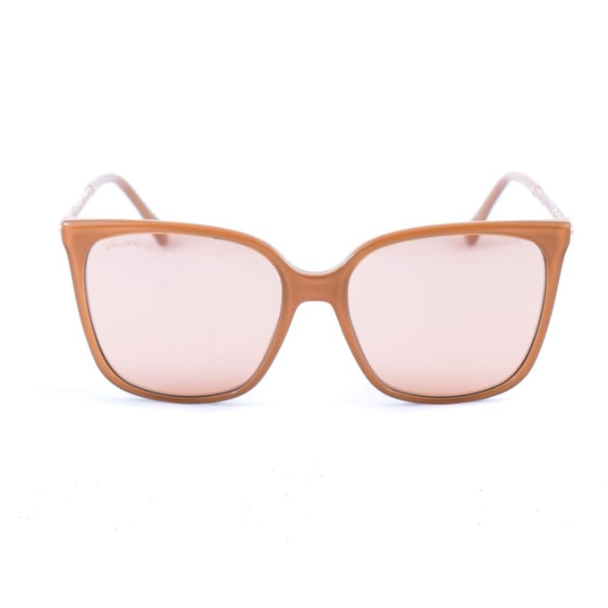 Jimmy Choo SCILLA/S FWM 2S nude roze flash zilver spiegel zonnebril