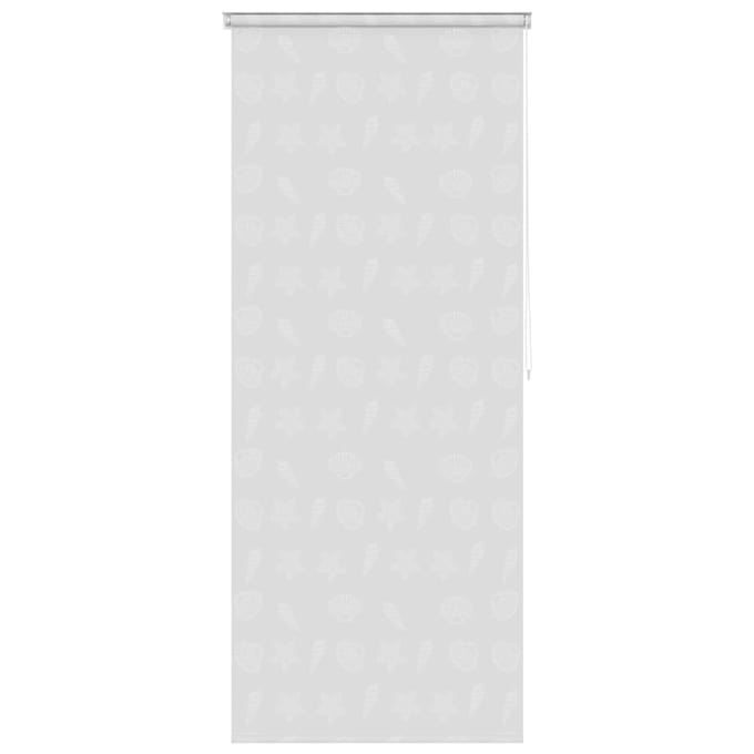 vidaXL - Rolgordijn - voor - douche - 80x240 - cm - zeester