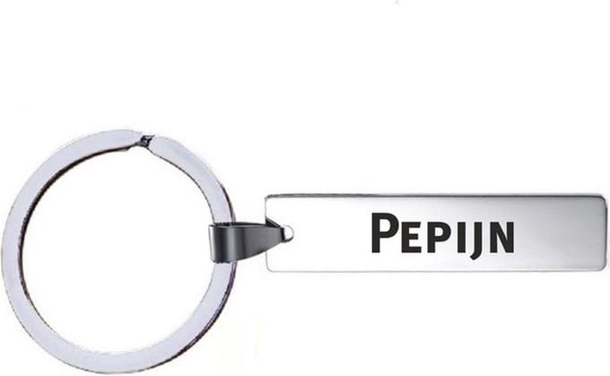 Sleutelhanger Met Naam - Pepijn - RVS