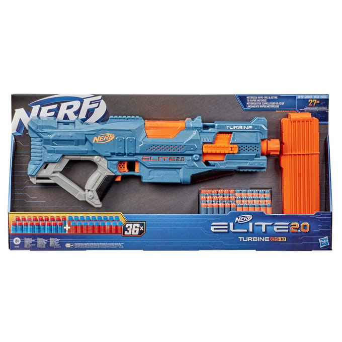 Hasbro Nerf Elite 2.0 Turbine CS 18 (blauw, kunststof, 8 - 10 jaar)