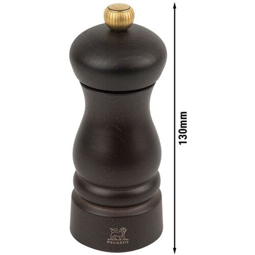 (6 stuks) PEUGEOT CLERMONT - Pepermolen - Hout - Chocolade - Hoogte: 130mm