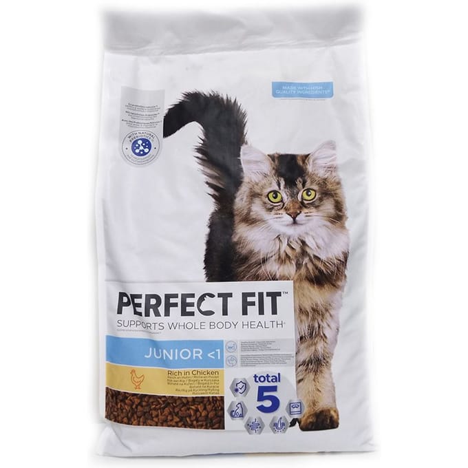 Perfect Fit Kattenbrokken - Junior - Kip - 7kg
