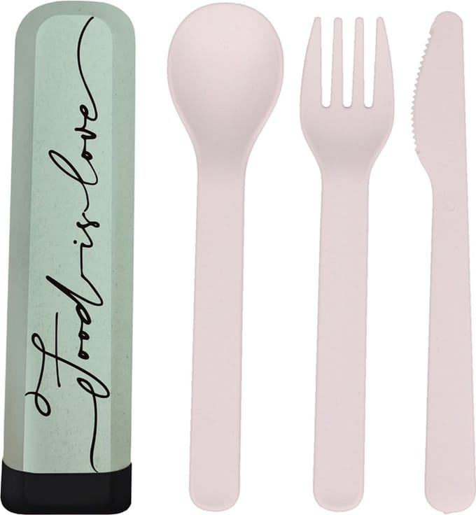 BioLoco PLA bestekset food is love - 16cm