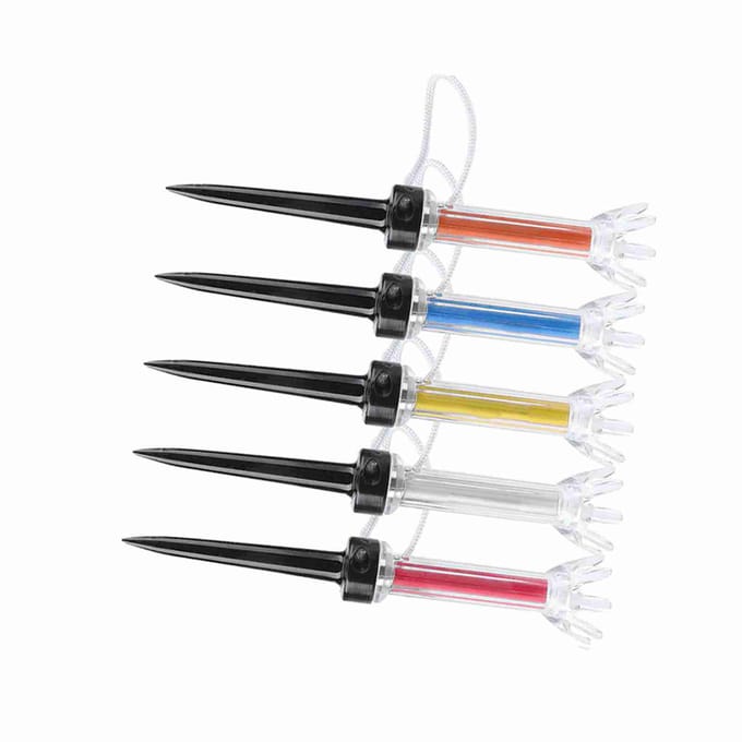 5 Stuks Flexibele Magnetische Plastic Golf Tee Trainings Oefengereedschap Accessoire voor Golfer(79mm)