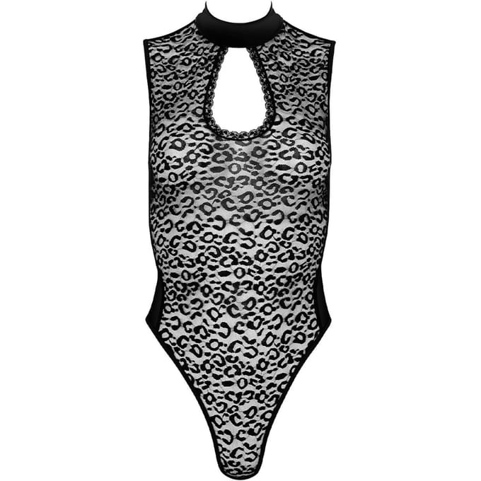 verleidelijke wetlook-body met kant