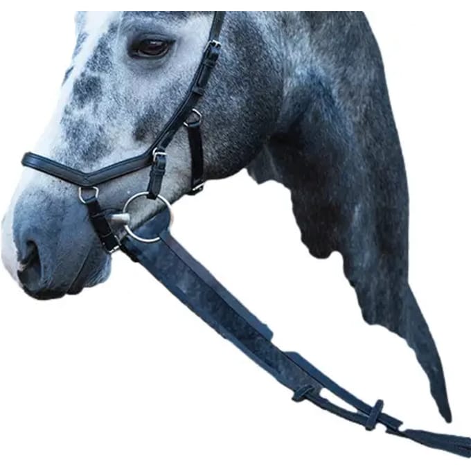Rambo Micklem Competition Bridle Teugels Grijs Full