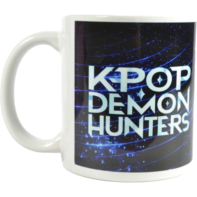 K-Pop Demon Hunters Logo Mok (Wit/blauw)